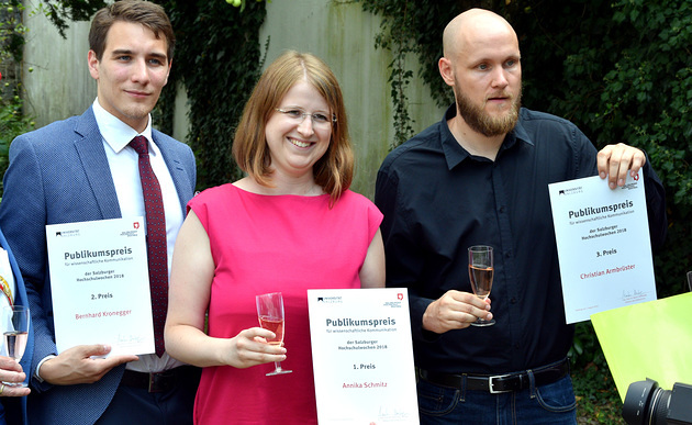 Verleihung der 'Publikumspreise' der 'Salzburger Hochschulwochen' / Kathpress / Christopher Erben